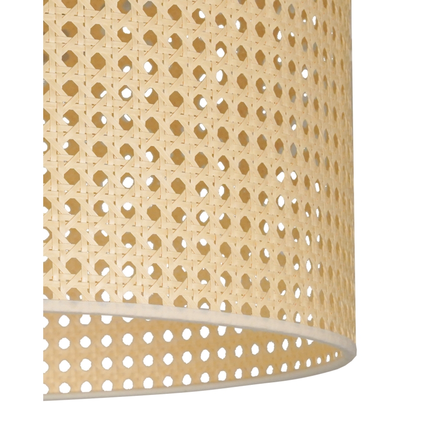 Duolla - Aufbauleuchte ROLLER RATTAN 1xE27/15W/230V d 45 cm beige