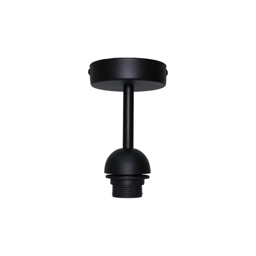 Duolla - Aufbauleuchte ROLLER RATTAN 1xE27/15W/230V d 45 cm schwarz