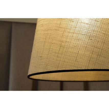 Duolla - Aufbauleuchte YUTE 1xE27/15W/230V d 38 cm grau/schwarz