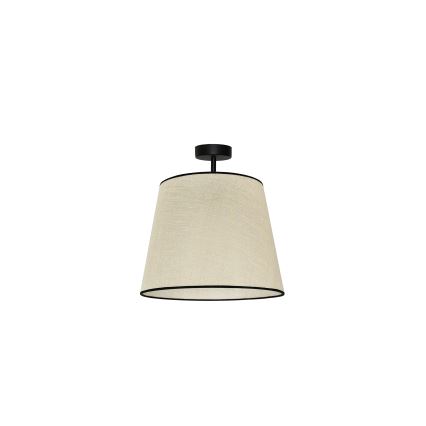 Duolla - Aufbauleuchte YUTE 1xE27/15W/230V d 38 cm grau/schwarz