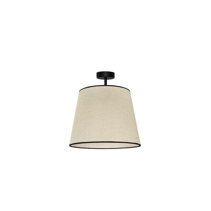 Duolla - Aufbauleuchte YUTE 1xE27/15W/230V d 38 cm grau/schwarz