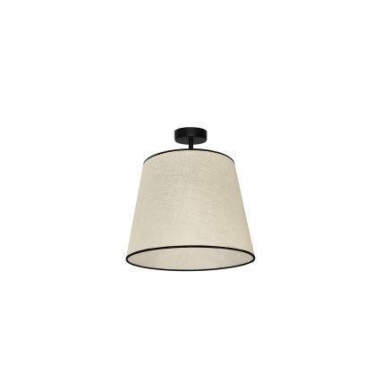 Duolla - Aufbauleuchte YUTE 1xE27/15W/230V d 38 cm grau/schwarz