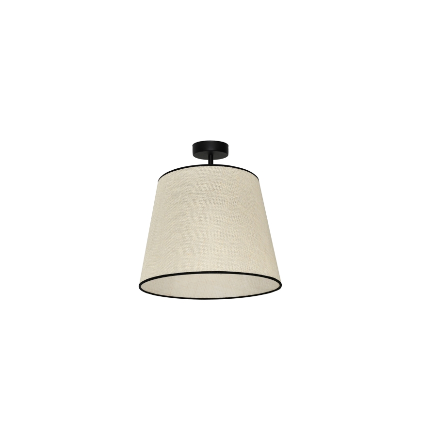 Duolla - Aufbauleuchte YUTE 1xE27/15W/230V d 38 cm grau/schwarz