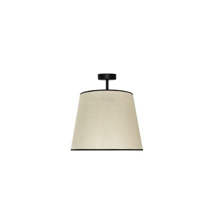 Duolla - Aufbauleuchte YUTE 1xE27/15W/230V d 38 cm grau/schwarz