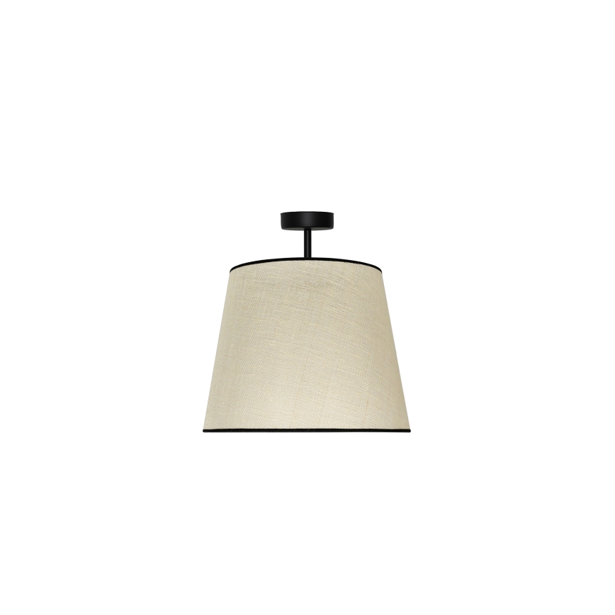 Duolla - Aufbauleuchte YUTE 1xE27/15W/230V d 38 cm grau/schwarz