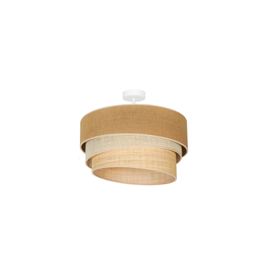 Duolla - Aufbauleuchte YUTE TRIO 1xE27/15W/230V d 45 cm braun/grau/beige