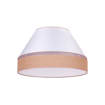 Duolla - Deckenleuchte AVIGNON 3xE27/15W/230V d 60 cm weiß/braun