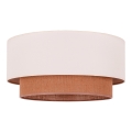 Duolla - Deckenleuchte BOHO 3xE27/15W/230V Ø 60 cm beige/braun