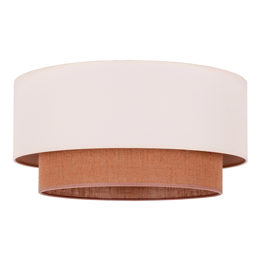 Duolla - Deckenleuchte BOHO 3xE27/15W/230V Ø 60 cm beige/braun