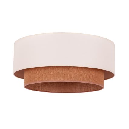 Duolla - Deckenleuchte BOHO 3xE27/15W/230V Ø 60 cm beige/braun
