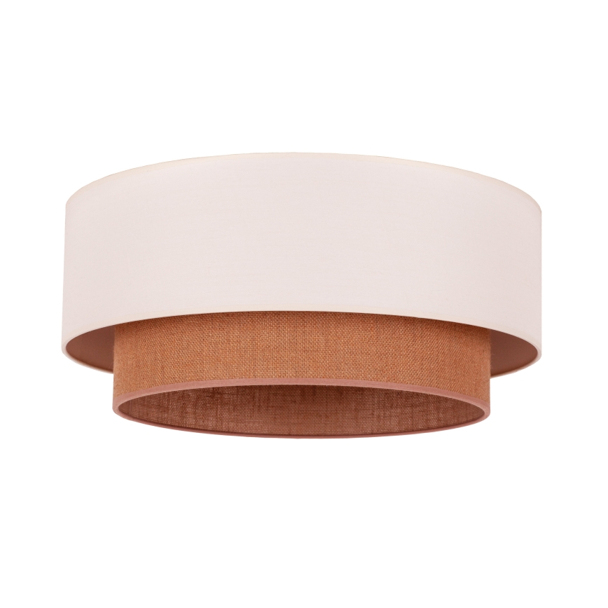 Duolla - Deckenleuchte BOHO 3xE27/15W/230V Ø 60 cm beige/braun