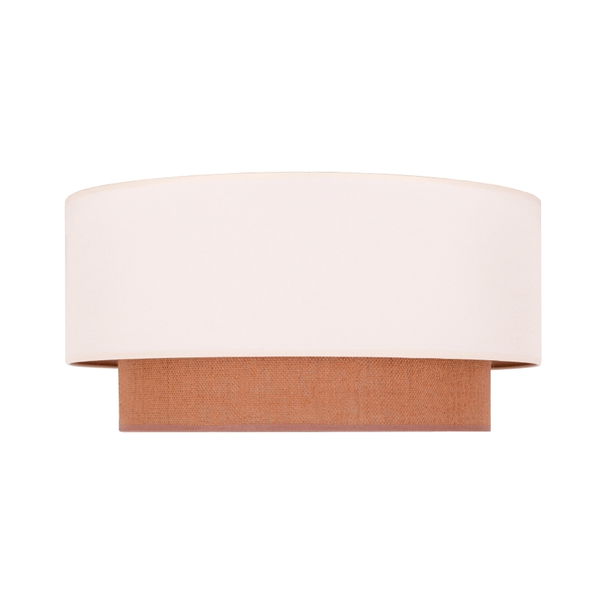 Duolla - Deckenleuchte BOHO 3xE27/15W/230V Ø 60 cm beige/braun