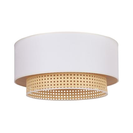 Duolla - Deckenleuchte BOHO 3xE27/15W/230V Ø 60 cm creme/Rattan