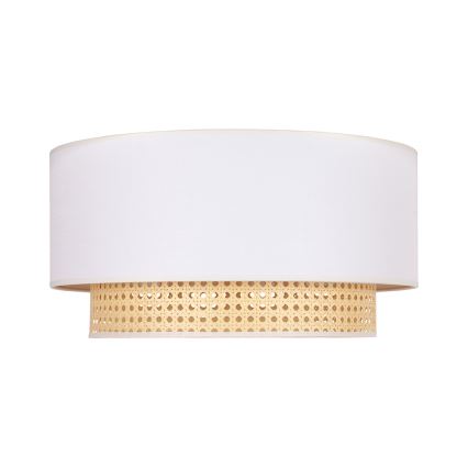 Duolla - Deckenleuchte BOHO 3xE27/15W/230V Ø 60 cm creme/Rattan