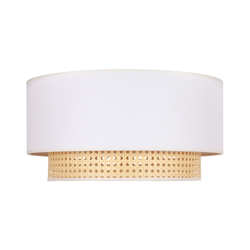 Duolla - Deckenleuchte BOHO 3xE27/15W/230V Ø 60 cm creme/Rattan