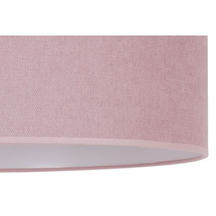 Duolla - Deckenleuchte BRISTOL 3xE27/15W/230V Ø 60 cm rosa/weiß
