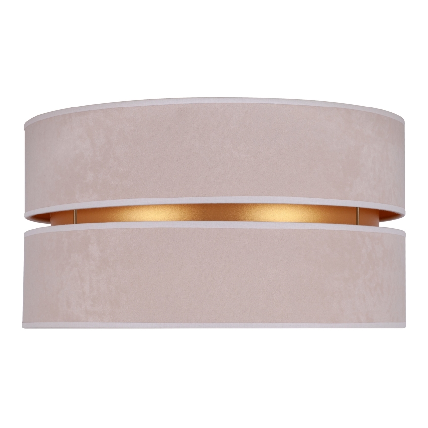 Duolla - Deckenleuchte DUO 1xE27/15W/230V d 40 cm beige/golden