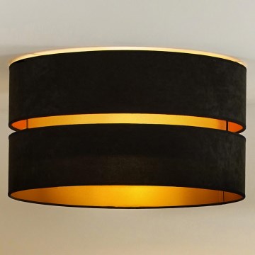 Duolla - Deckenleuchte DUO 1xE27/40W/230V Ø 40 cm schwarz/gold