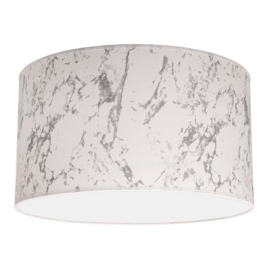 Duolla - Deckenleuchte MARBLE 1xE27/40W/230V d 45 cm weiß/grau