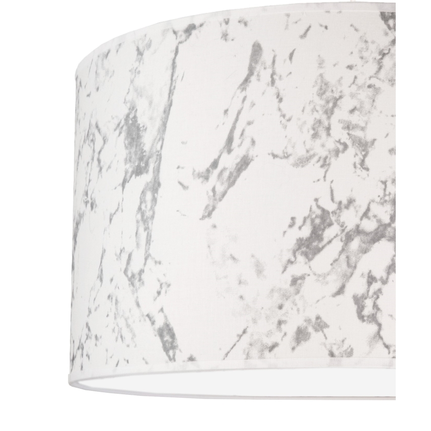 Duolla - Deckenleuchte MARBLE 1xE27/40W/230V d 45 cm weiß/grau