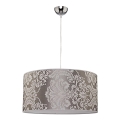 Duolla - Hängeleuchte ALTO 1xE27/40W/230V d 45 cm silbern
