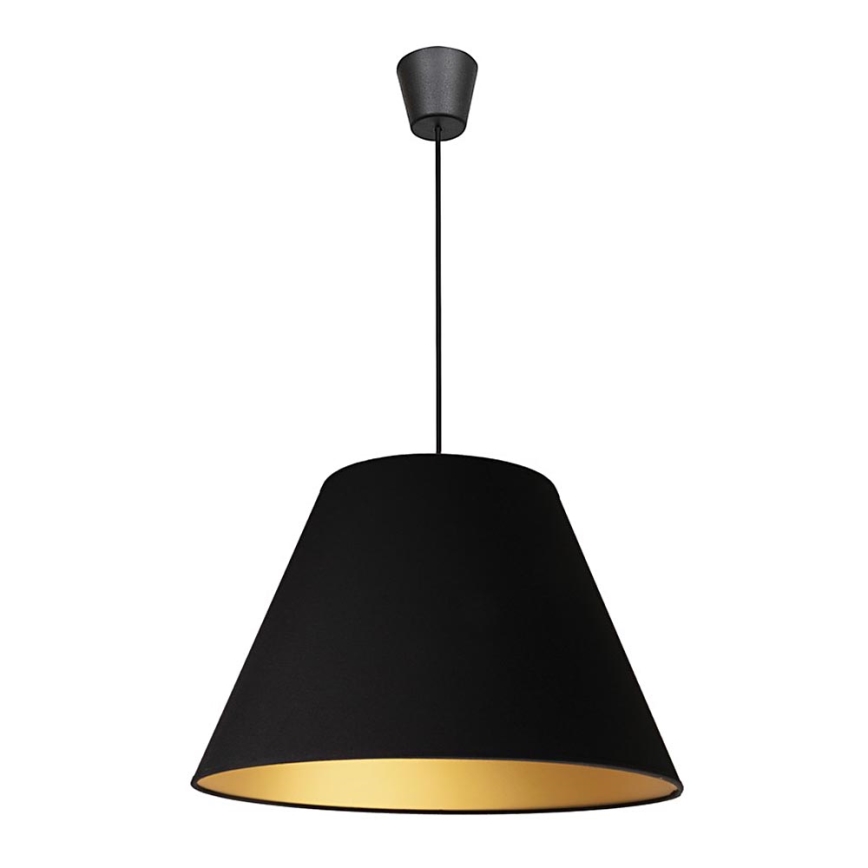 Duolla - Hängeleuchte an Kabel ANNA 1xE27/40W/230V Ø 45 cm schwarz