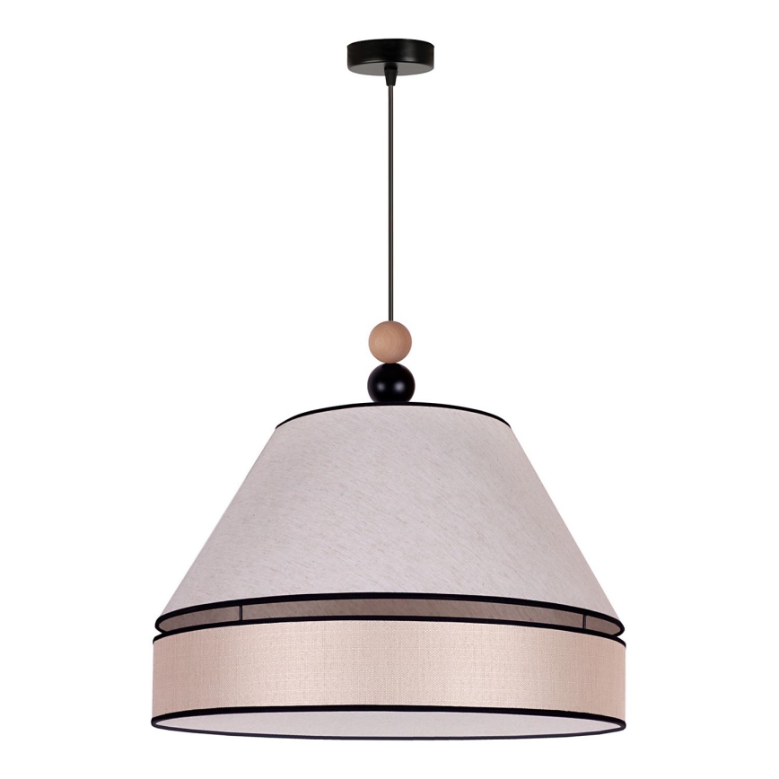 Duolla - Hängeleuchte an Schnur AVIGNON 1xE27/15W/230V d 50 cm beige