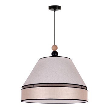 Duolla - Hängeleuchte an Schnur AVIGNON 1xE27/15W/230V d 60 cm beige