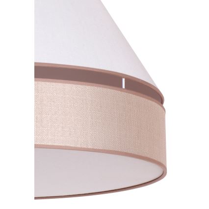 Duolla - Hängeleuchte an Schnur AVIGNON 2xE27/15W/230V weiß/beige