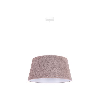 Duolla - Hängeleuchte an Schnur BOUCLE 1xE27/15W/230V d 50 cm braun