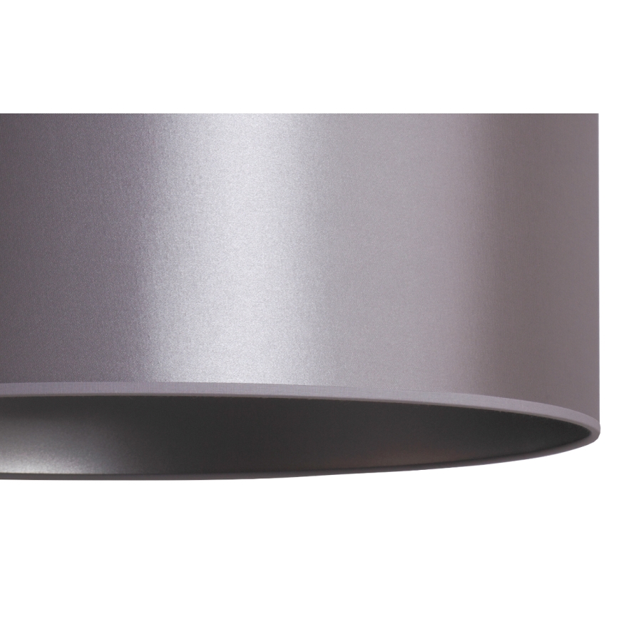Duolla - Hängeleuchte an Schnur CANNES 1xE27/15W/230V d 45 cm silbern