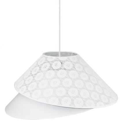 Duolla - Hängeleuchte COCO 1xE27/40W/230V d 50 cm weiß