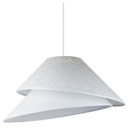 Duolla - Hängeleuchte COCO 1xE27/40W/230V d 50 cm weiß