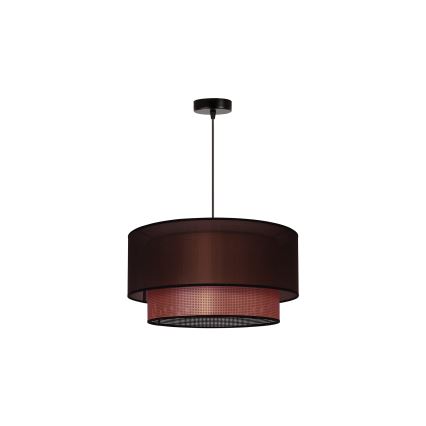 Duolla - Hängeleuchte COPPER SHINY 1xE27/15W/230V d 45 cm braun/kupfern