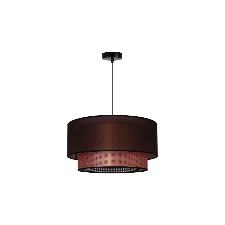 Duolla - Hängeleuchte COPPER SHINY 1xE27/15W/230V d 45 cm braun/kupfern