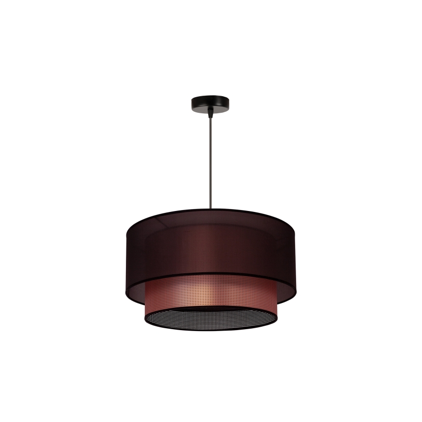 Duolla - Hängeleuchte COPPER SHINY 1xE27/15W/230V d 45 cm braun/kupfern