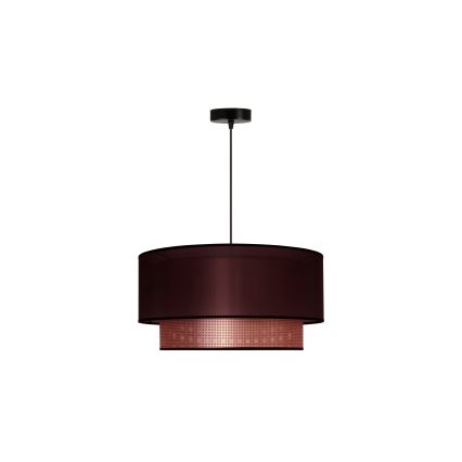Duolla - Hängeleuchte COPPER SHINY 1xE27/15W/230V d 45 cm braun/kupfern