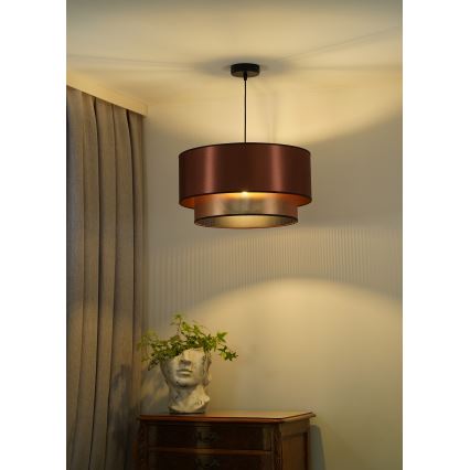 Duolla - Hängeleuchte COPPER SHINY 1xE27/15W/230V d 45 cm kupfern