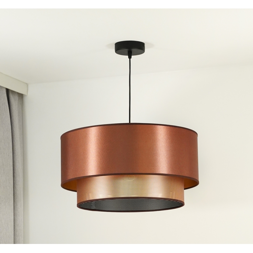 Duolla - Hängeleuchte COPPER SHINY 1xE27/15W/230V d 45 cm kupfern