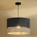 Duolla - Hängeleuchte DOUBLE 1xE27/15W/230V d 40 cm grau