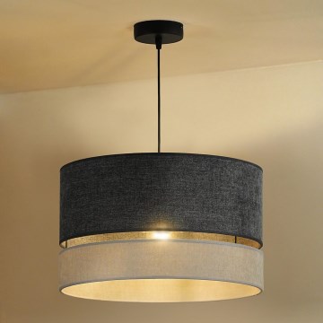 Duolla - Hängeleuchte DOUBLE 1xE27/15W/230V d 40 cm grau