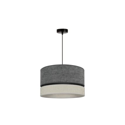 Duolla - Hängeleuchte DOUBLE 1xE27/15W/230V d 40 cm grau