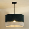Duolla - Hängeleuchte DOUBLE 1xE27/15W/230V d 40 cm grün/grau