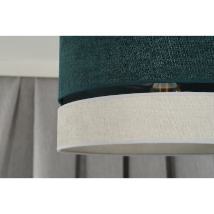 Duolla - Hängeleuchte DOUBLE 1xE27/15W/230V d 40 cm grün/grau