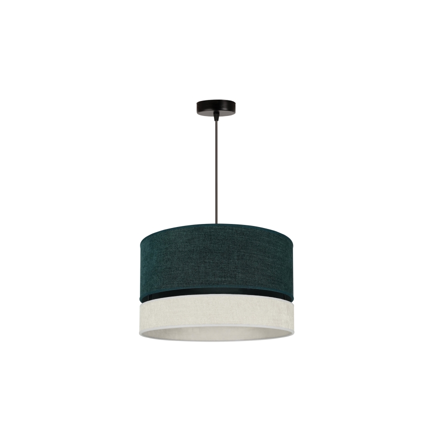 Duolla - Hängeleuchte DOUBLE 1xE27/15W/230V d 40 cm grün/grau