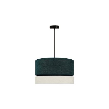 Duolla - Hängeleuchte DOUBLE 1xE27/15W/230V d 40 cm grün/grau
