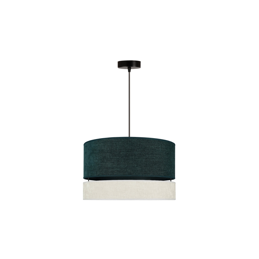 Duolla - Hängeleuchte DOUBLE 1xE27/15W/230V d 40 cm grün/grau