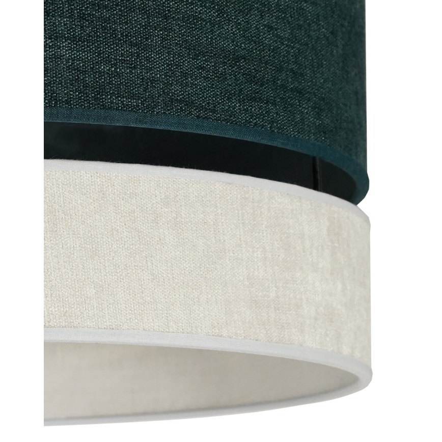 Duolla - Hängeleuchte DOUBLE 1xE27/15W/230V d 40 cm grün/grau