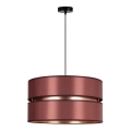 Duolla - Hängeleuchte DUO 1xE27/15W/230V d 40 cm burgunderrot/golden