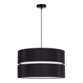 Duolla - Hängeleuchte DUO 1xE27/15W/230V d 40 cm schwarz/weiß
